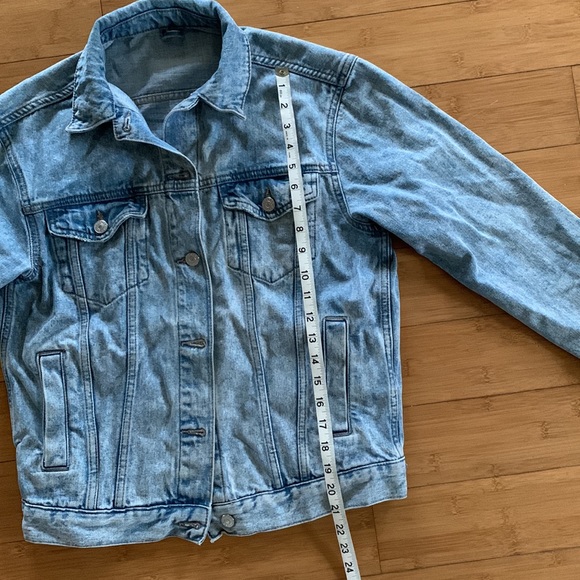 Topshop light washed Jean Jacket size Small - Picture 5 of 6